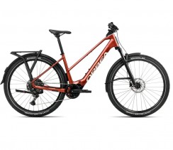 Elektrinis dviratis ORBEA KEMEN ADV 20 MID Mars Red - Ivory White (Gloss)