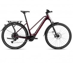 Elektrinis dviratis ORBEA KEMEN MID 30 Metallic Burgundy Red (Gloss Matt)