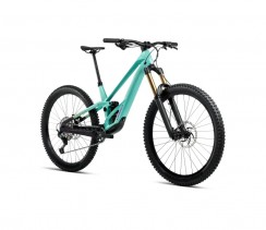 Elektrinis dviratis ORBEA RALLON 450 E-TEAM Aloha Green - Fantasy Purple Carbon View (Gloss)
