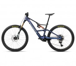 Elektrinis dviratis ORBEA RISE LT M-TEAM 630W Tanzanite Carbon View - Carbon Raw (Matt)