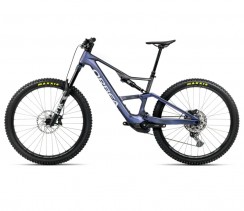 Elektrinis dviratis ORBEA RISE LT M20 420W Tanzanite Carbon View - Carbon Raw (Matt)