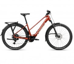 Elektrinis dviratis ORBEA KEMEN ADV 30 MID Mars Red - Ivory White (Gloss)